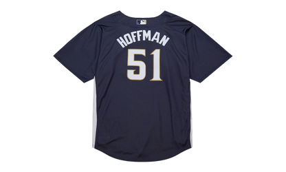 MLB Trevor Hoffman Authentic Batting Practice Pullover Jersey "2007 San Diego Padres – Navy" ABPJAC20014 SDPNAVY07THF