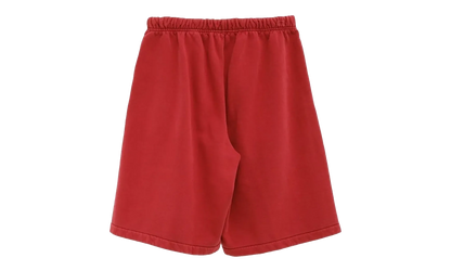 Suede Fleece Relaxed Short "Crimson" 160HO254711F