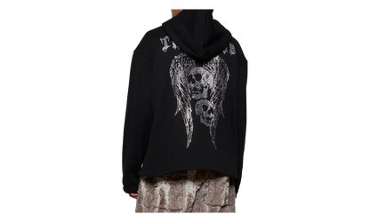 TC Angels Crystal Embellished Hoodie "Black" TC25SS2401