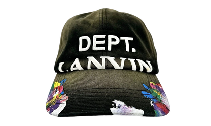 Paint Splatter Strapback Hat "Lanvin - Black" GDXLPSSHB