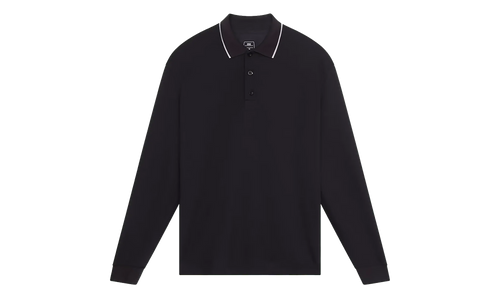 Courtside Long-T Polo "Black" 1MF30500553