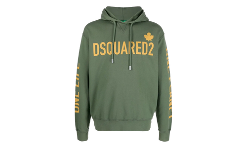 One Life Organic Cotton Hooded Sweatshirt "Green" S78GU0051S25538630