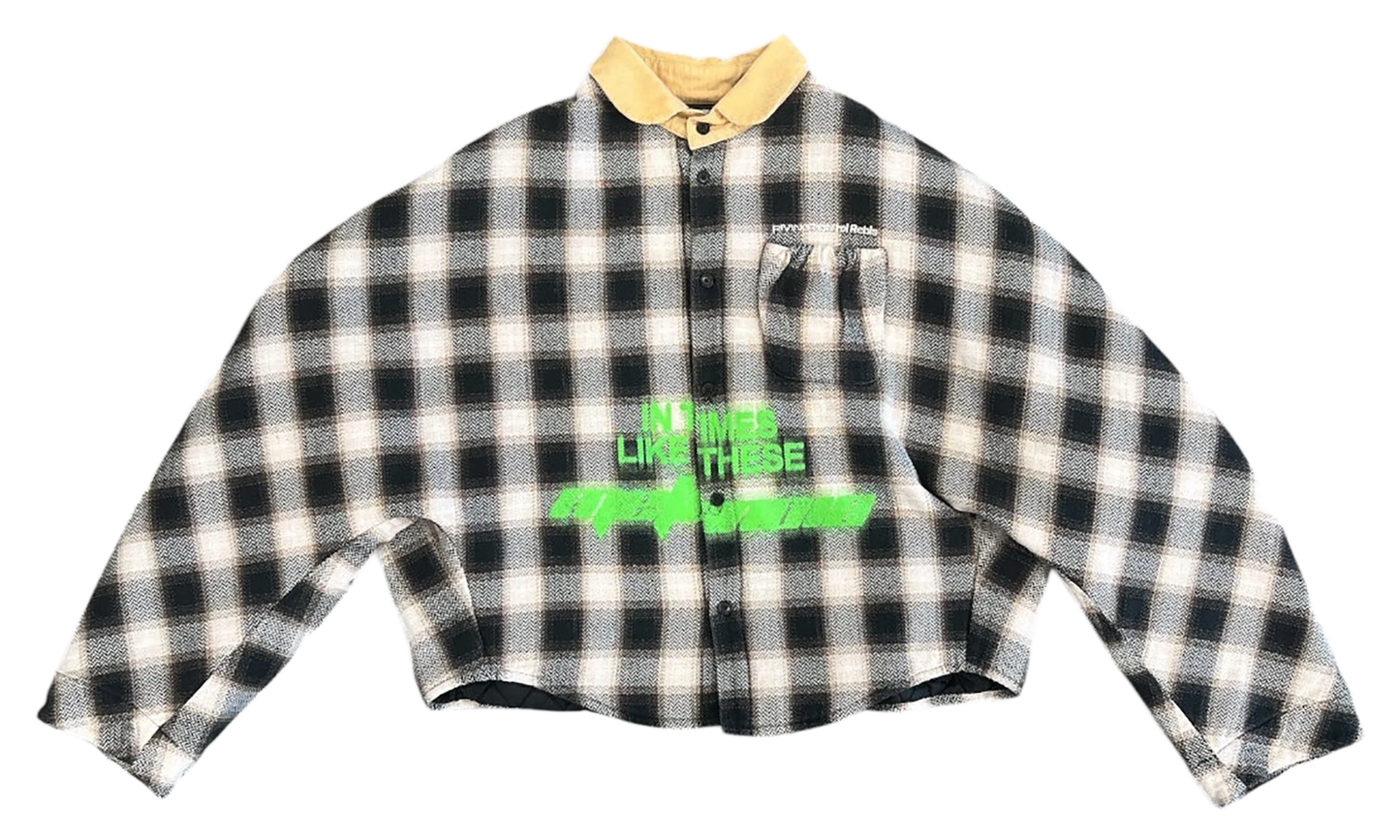 In Times Like These Abraxas Shirt "Black Plaid" ITLA SI00 BLAC