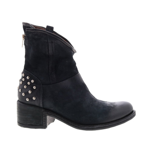 Orrin 548204-301 Womens Black Leather Zipper Casual Dress Boots