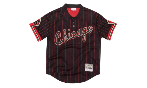 NBA 6 Rings Batting Practice Jersey "Chicago Bulls - Black" MSPOBLCK CBUBA180651