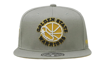 NBA Hardwood Classics Fitted Cap "Golden State Warriors - Sunny Gray" 6HSFDX21134 GSWGREY