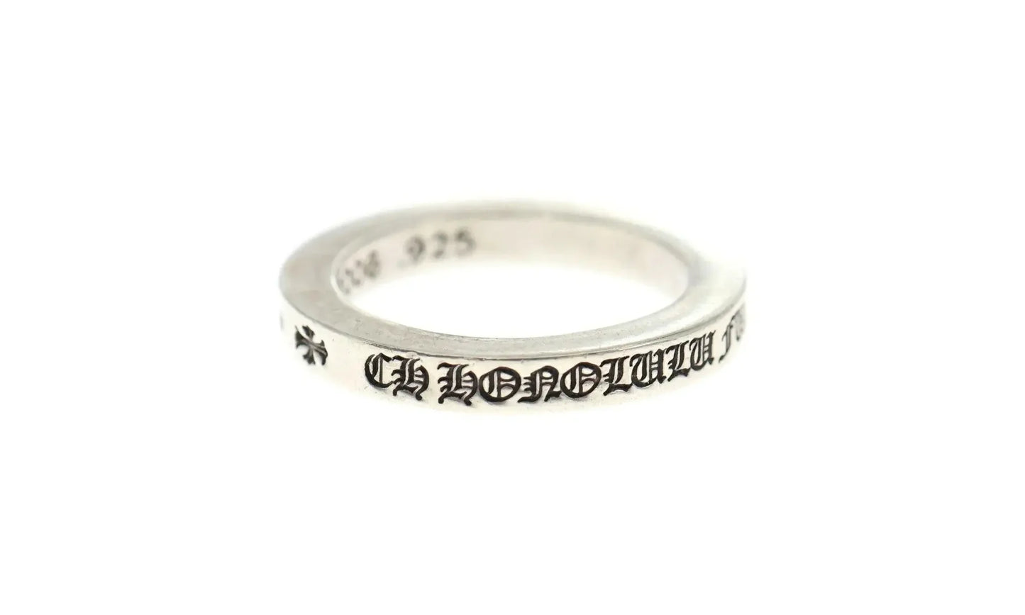 3MM HONOLULU LIMITED FUCK YOU SPACER RING "Silver" CHRM0657
