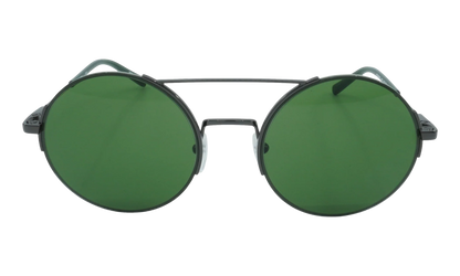 Round Sunglasses "RUTHENIUM/GREEN" MCM160S-072