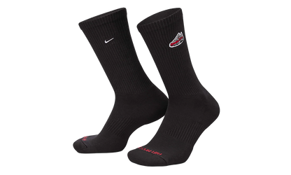Everyday Plus Cushioned Crew Socks (1 Pair) "Black / White" FQ0327 010