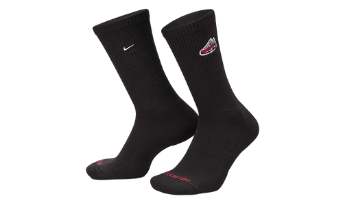 Everyday Plus Cushioned Crew Socks (1 Pair) "Black / White" FQ0327 010