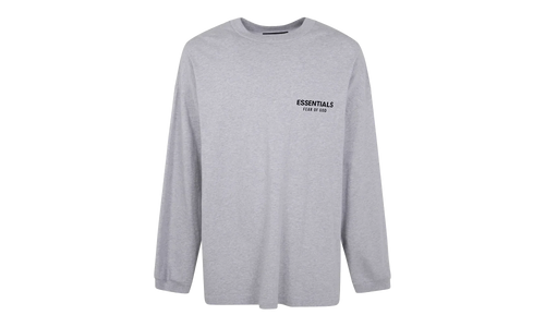 Jersey Long-Sleeve Shirt "Light Heather Grey" 125HO244378F