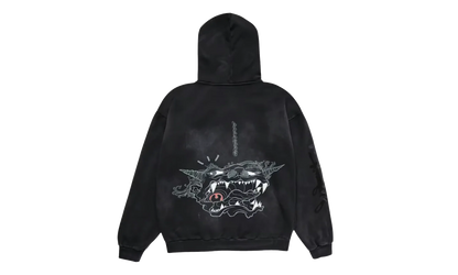 Travis Scott Cactus Jack x Fragment x Takashi Murakami Reborn Zip Hoodie "Black" CPFM45