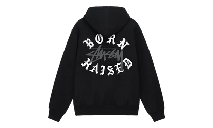 Born X Raised Logo Zip Hoodie "Black" STUS423
