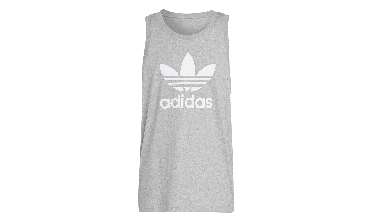 Classics Trefoil Tank Top "Medium Grey Heather" IM2082