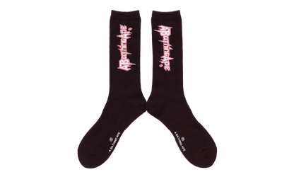 Multi Logo Long Socks "Burgundy" 1K80 184 005 BURGUNDY