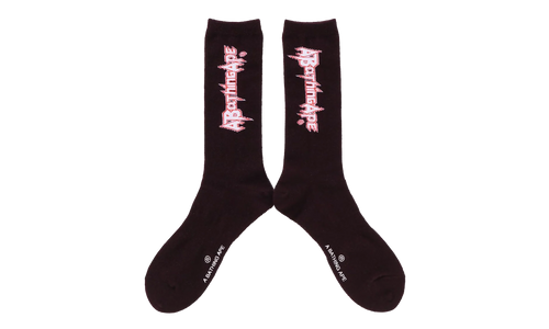 Multi Logo Long Socks "Burgundy" 1K80 184 005 BURGUNDY