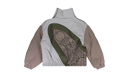 Diagonal Glass Puffer Jacket "Multicolor" 1300920030AW23 MULT