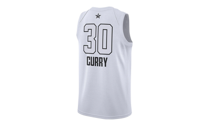 Air Jordan GS Warriors "2018 Allstar" Swingman Jersey GS "Curry - White" 9Z2B7BY4P CURRY