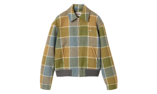 Check Padded Outerwear Jacket WMNS "Camel" ML1398 181N F0XX7