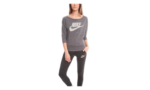 3/4 Sleeve Logo Sweater "Grey" 545548 021