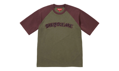 Rhinestone Raglan S/S Top "SS26- olive" SU27323