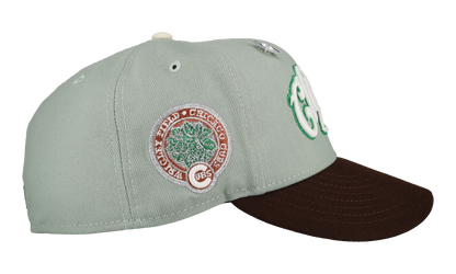 59FIFTY Chicago Cubs Wrigley Field Fitted Hat "Seafoam" NE443