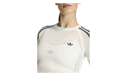 Originals Knitted Crochet Cali Tee WMNS "Off White" KE0200