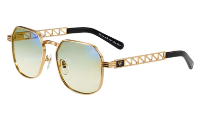 CEO Jacques Cartier Edition 24KT "Yellow Gold / Powder Green Flash Blue" JCCE2 0004 11A6