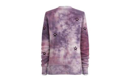 Tie Dye Stars Cardigan Sweater "Multi-Color" Y0W05279CC MUL