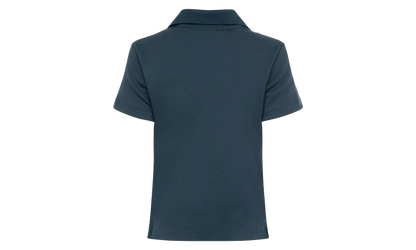 YOON Short-Sleeve Polo Top WMNS "Armoury Navy / White" FZ0276 478