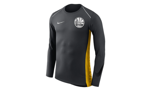 Dri-Fit Long Sleeve T-Shirt "Golden State Warriors - Black" 908039 014