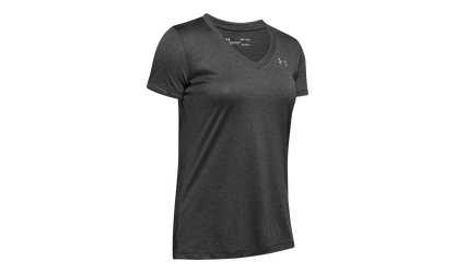 Tech V-Neck Short Sleeve T-Shirt WMNS "Gray" 1255839 090