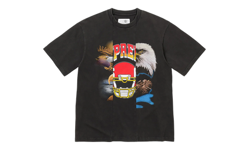 MM6 Maison Margiela Split S/S Top "SS26 - Black" SU27178