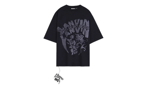 PRINTED OVERSIZED TEE "Black" RU TS0026 J120 P24 10