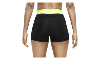 Pro 3" Shorts WMNS "Black / Volt" CZ9857 013