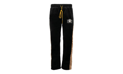 Crest-Embroided Velvet Track Pants "Black" PF23PA05083679