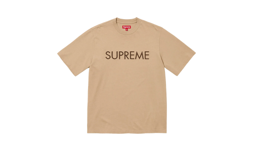 Capital S/S Top "SS25 - Dark Tan" SU25381