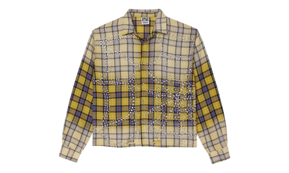 Jeweled Flannel Top "Lemonhead" VAL51
