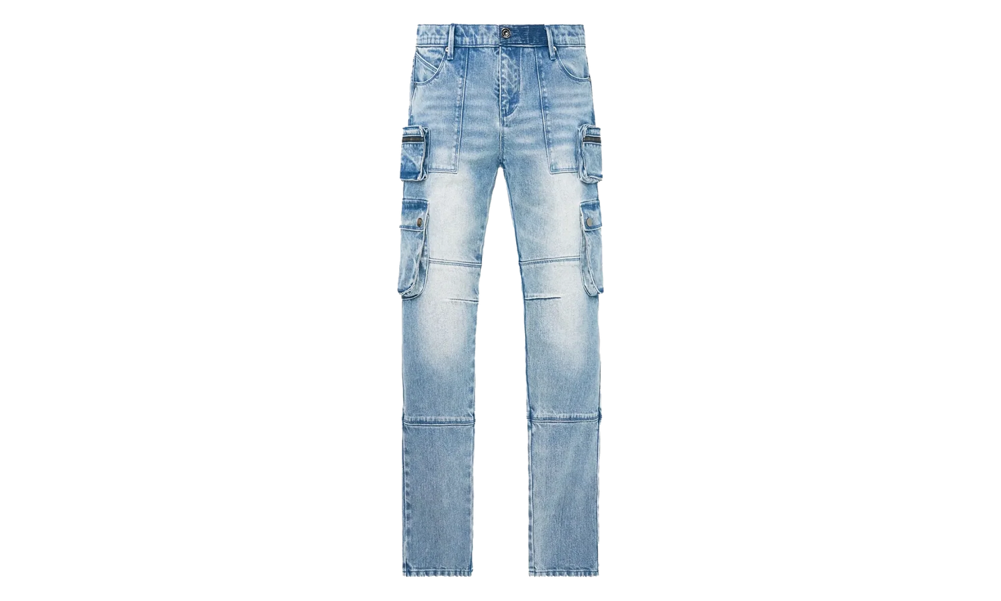 Slate Cargo Skinny Jeans "Vintage Indigo" MF23D678 B1839VNTI