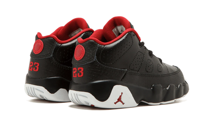 Jordan 9 Retro Low BT TD "BLACK / GYM RED / WHITE" 833906 001