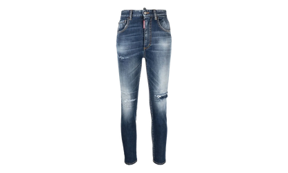Dark Wash High Waist Cropped Twiggy Jeans WMNS "Denim" S75LB0746S30685470