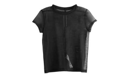 Cropped Level T-Shirt WMNS "Black" RP01F6235 JWR 09