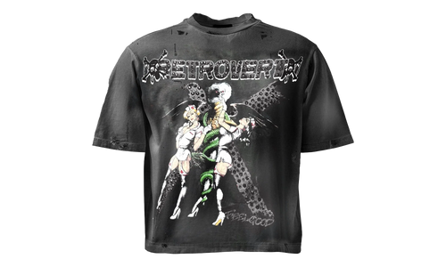 Black Nurse Rhinestone Tee "Black" RET014
