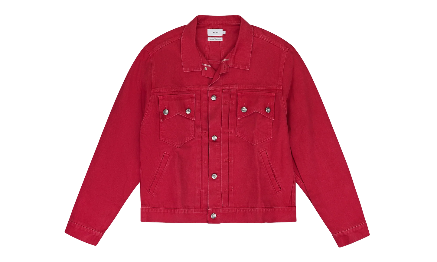 Denim Jacket "Red" RHFW22JA35608374 RED