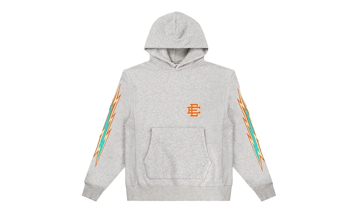 EE BASIC HOODIE "SS24 - Grey/Orange Bolt" EE501