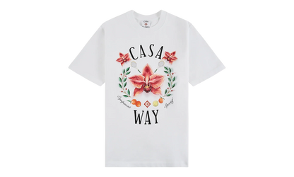 Casa Way Orchid Logo Short Sleeve T‑Shirt "White" M P26 JTS 001 15
