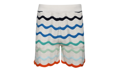 Gradient Wave Crochet Shorts "Orange / Multicolor" MS25 KW 981 01 MULT
