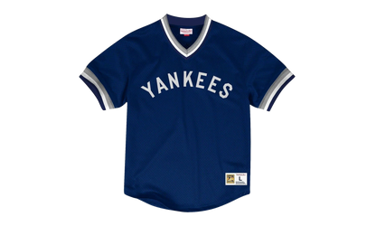 MLB Mesh V-Neck Tee "New York Yankees - Navy" MSPOAJ18001 NYYNAVY1