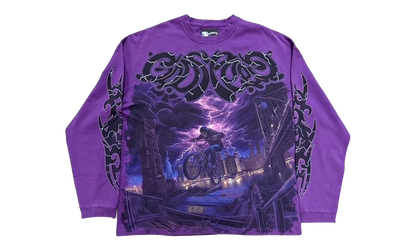 BMX Long Sleeves Tee "Grape" GS044
