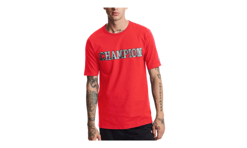 C-Life Heritage 3-D Logo T-Shirt "Red" GT19 586338 2WC